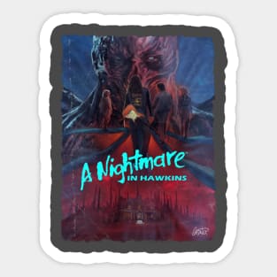 A Nightmare in Hawkins Sticker